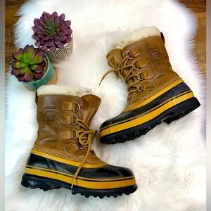 Sorel Brown and Black Winter Boots